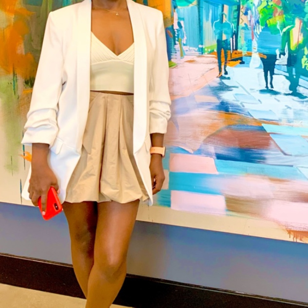 Zara bubble skirt